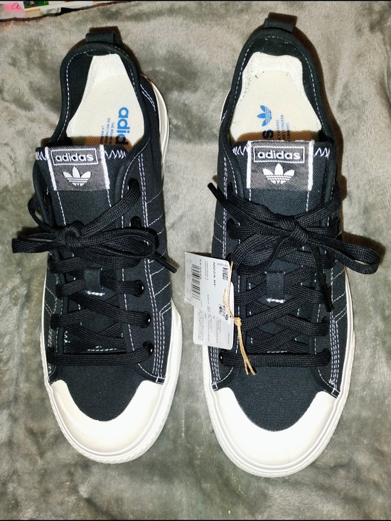 adidas Other - NEW ADIDAS Originals Nizza RF Core Black Sneakers Retro M Size 10 W Size 11.5